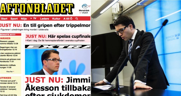Jimmie Åkesson, Aftonbladet, Sverigedemokraterna, Bojkott